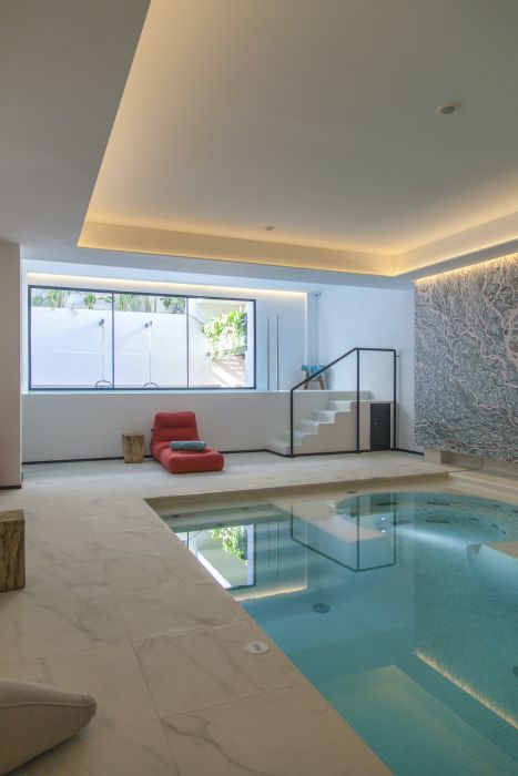 El spa de Stic Urban también dispone de zona exterior